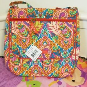 Brand new Vera Bradley double zip mailbag